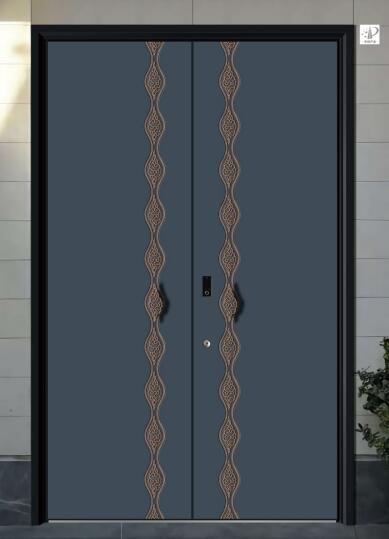 一款精雕鑄鋁門改變門面擔(dān)當